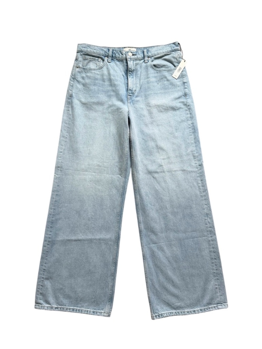 Banana Republic Women’s High Rise Rigid Wide Leg Jeans 32 Light Blue Cotton NWT